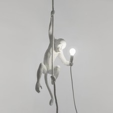 seletti ceiling white monkey