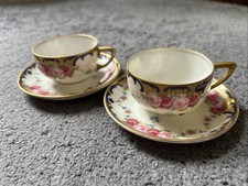 Rosenthal Mokka Coffee Cup&Saucers x2