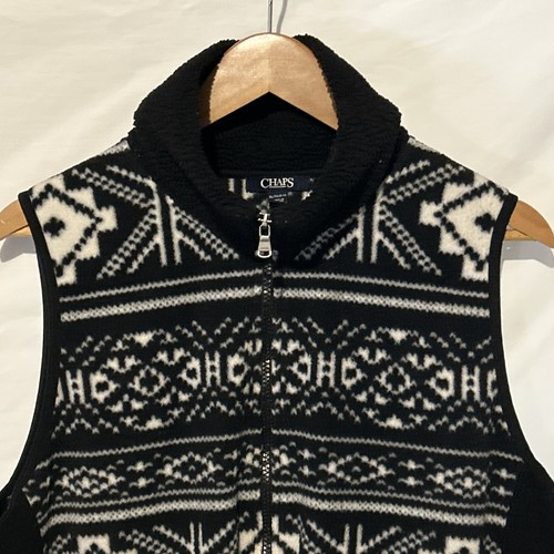 Chaps womens fleece vest - xl,
