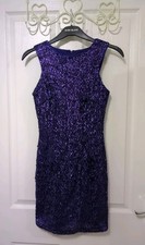 New Look Blue Sparkly Sequined