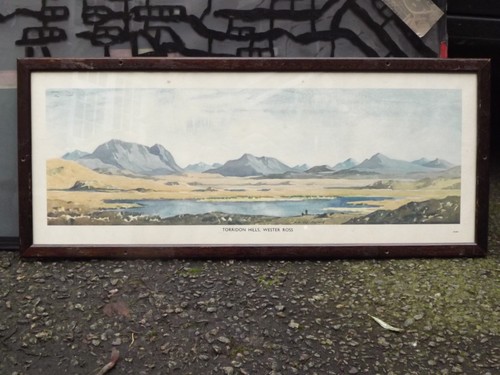 Railway carriage print poster - railway,
