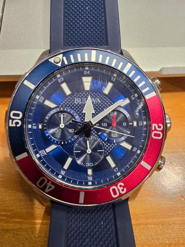 Bulova 98k111 100m used - bulova,
