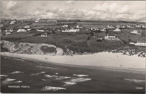 Cornwall postcard mawgan - cornwall, postcard: