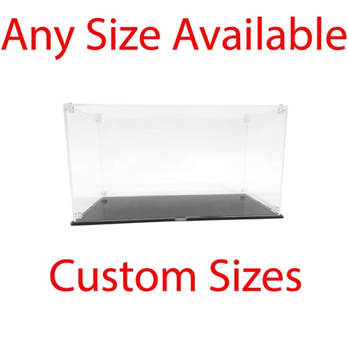 Clear acrylic display case - clear, for