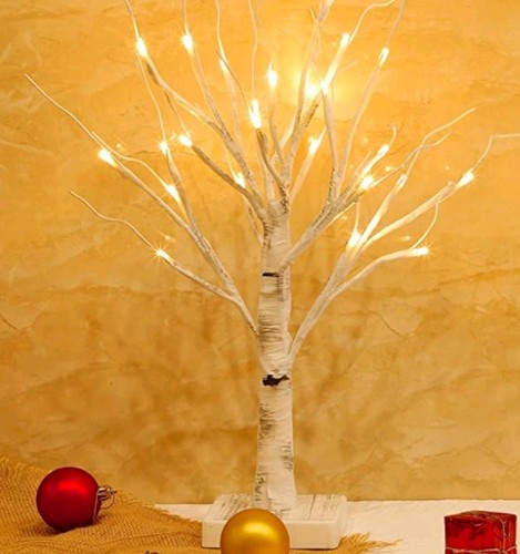 40cm white twig christmas - christmas, tree