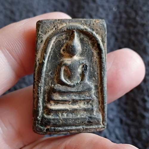Thai buddha clay amulet phra - buddha,