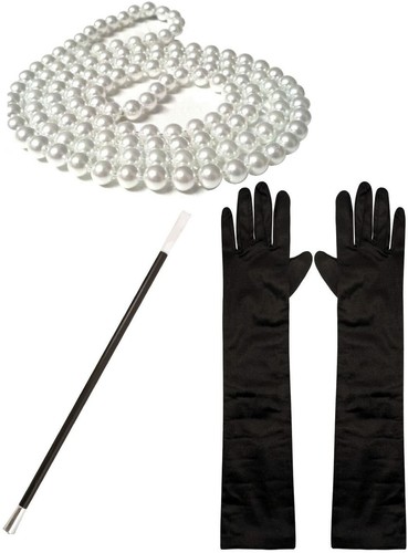 Flapper set 1920s ladies - flapper,