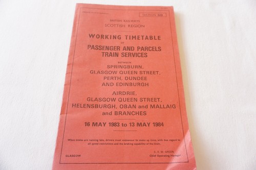 1983 scottish region railway - 1983,