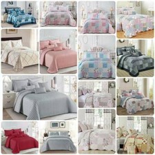 Patchwork bedspread quilted - bedspread,