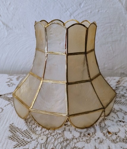 Vintage capiz shell light - vintage,