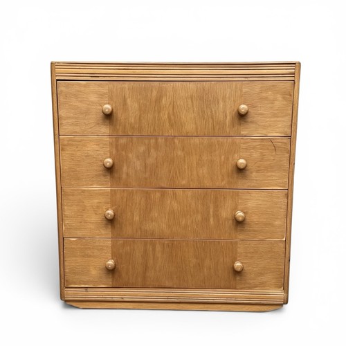 Antique limed oak chest - chest, of