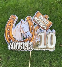 Horse Personalised Cake Topper