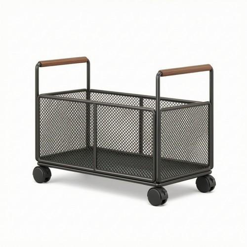 Book cart with - cart, wheels