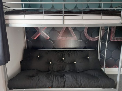 High sleeper bed with pull - high,