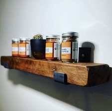 Solid Wood Shelf, Rustic
