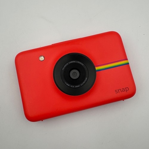Red polaroid snap instant - red,