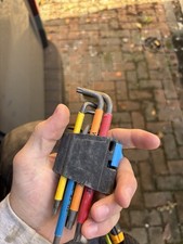 Wera 024179 9 Piece Torx Hold Function Star L Key Set Short Arm Multi Colour