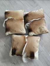 African Springbok Hide Cushion