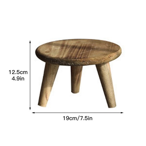 Wooden stool small bench decor - wooden,