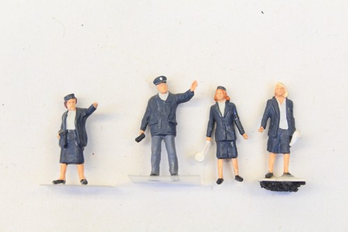 Train guard figures - train,