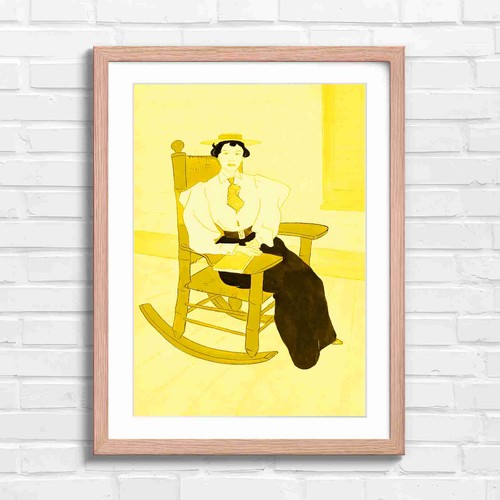 Women vintage rocking - women, in