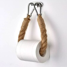 CHUNKY ROPE TOILET ROLL HOLDER
