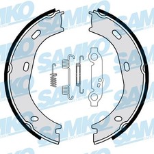 SAMKO 81839 Brake Shoe Set, parking brake for MERCEDES-BENZ