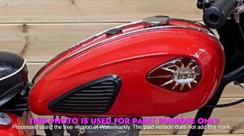 Bsa c15 red - steel, fuel