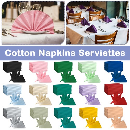 Reusable cloth napkins x20 - reusable,