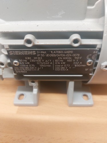 Siemens 1la7060 4ab10 - 1la7060-4ab10, phase