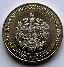 2017 £2 Coin GIBRALTAR 50th