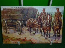 WW1 HAPPY BIRTHDAY ROYAL ENGINEERS WITH PONTOON  POSTCARD