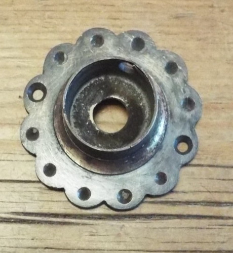 Reclaimed brass door knob - brass,