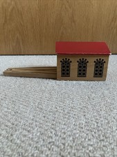 Brio Wooden Train Twin Engine Shed