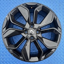 1 x RENAULT CLIO MK4 2012-2019 17 x 7 INCH ALLOY WHEEL BLACK 403001878R