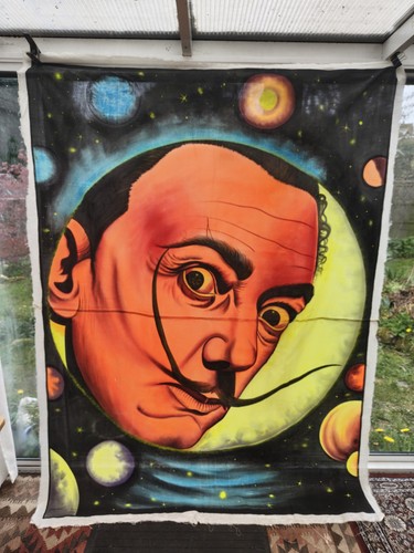 Huge vintage hand painted - huge,