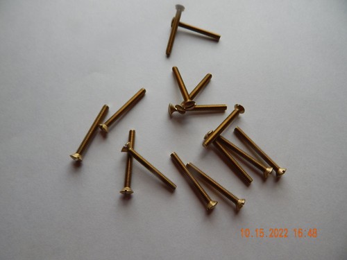 Brass oval head - brass,