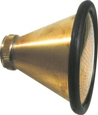 Brass Shower Rose with Bumper