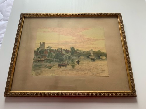 Victorian watercolour c t - victorian,