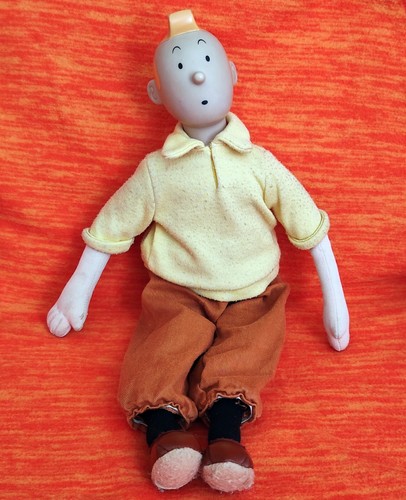 Tintin doll gund - gund, bisque