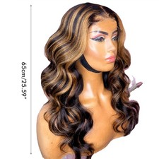 Women's Wig Black Gradient