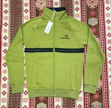 Sergio Tacchini New Dallas Track  Jacket Avocado Black Green Dallas Mens Casuals