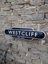 WESTCLIFF totem enamel sign