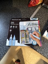 Spectrum Noir - Aqua Dual Tip Watercolour Markers Pens by Crafters Companion