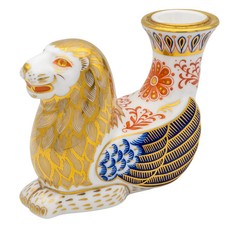 Royal Crown Derby Lion Candle