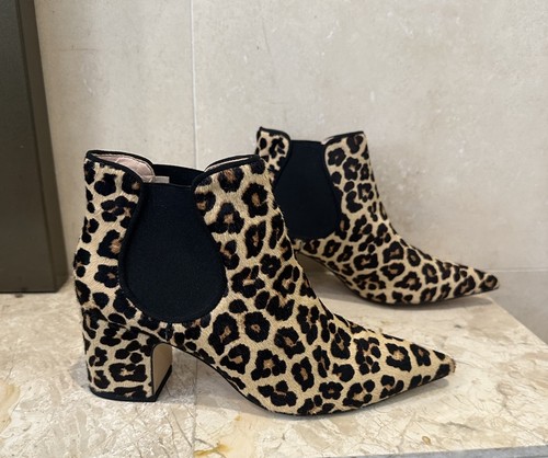 Zara leopard calf fur hair - leopard,