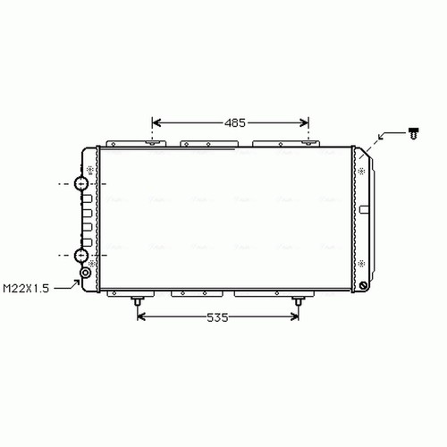 Radiator for fiat ducato 8 - fiat,