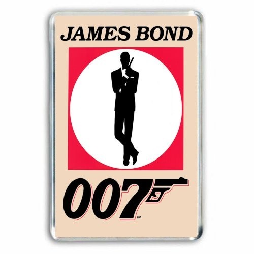 Retro james bond 007 poster - james,