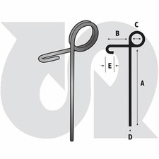 FOLLOWING HARROW TINE 7/16"