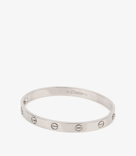 Cartier 18ct white gold bangle - 18ct,